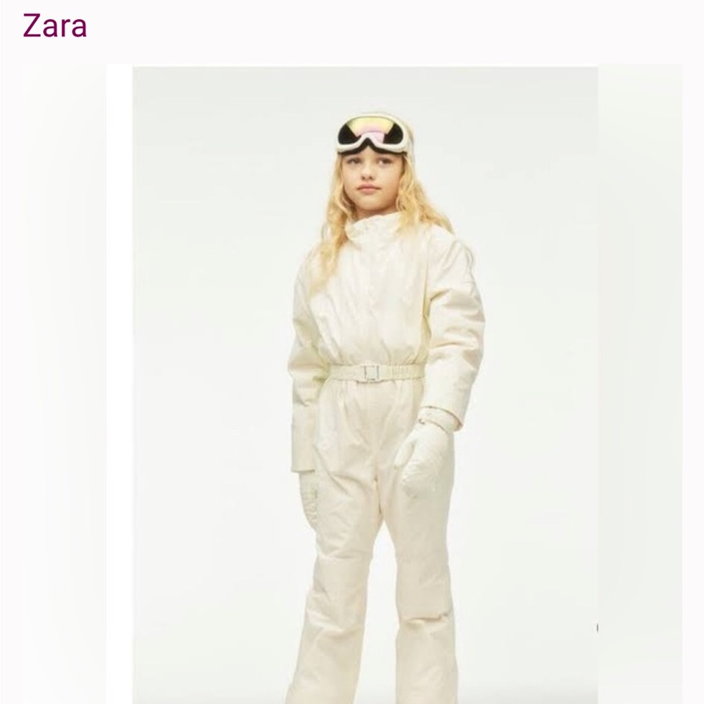 Zara White Ski Suit